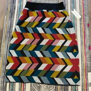Anthropologie Maeve geometric skirt